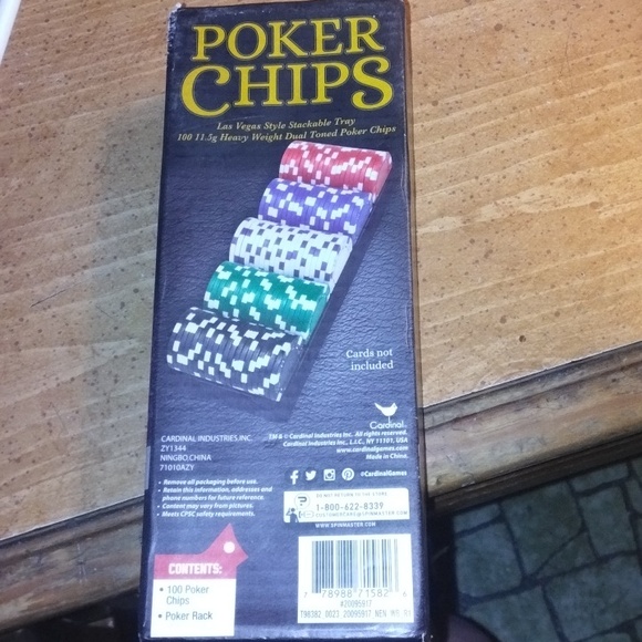 Las Vegas style poker chips - Picture 2 of 2